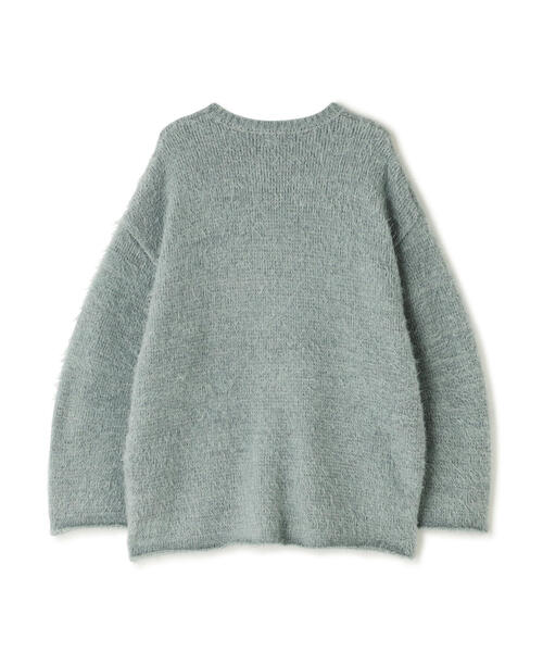 MANOF(マノフ)の「MANOF/マノフ/SHAGGY LAME KNIT TOPS(ニット/セーター・レディース・ミント/グレー/ゴールド・S)」の20枚目の写真