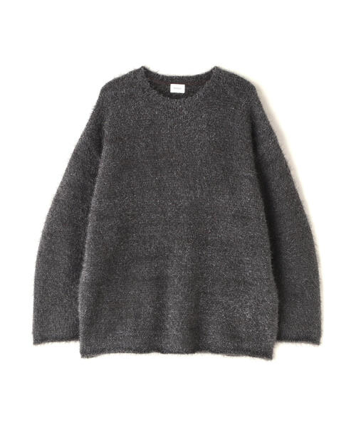 MANOF(マノフ)の「MANOF/マノフ/SHAGGY LAME KNIT TOPS(ニット/セーター・レディース・ミント/グレー/ゴールド・S)」の2枚目の写真