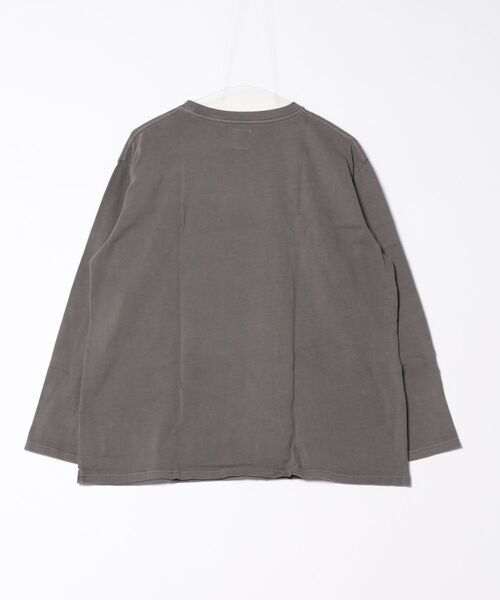Catchup(ケチャップ)の「【Catchup】CatchupピグメントロングTシャツ(大人サイズ)(Tシャツ/カットソー・レディース・グリーン/チャコールグレー・S/M/L)」の3枚目の写真