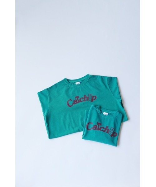 Catchup(ケチャップ)の「【Catchup】CatchupピグメントロングTシャツ(大人サイズ)(Tシャツ/カットソー・レディース・グリーン/チャコールグレー・S/M/L)」の2枚目の写真