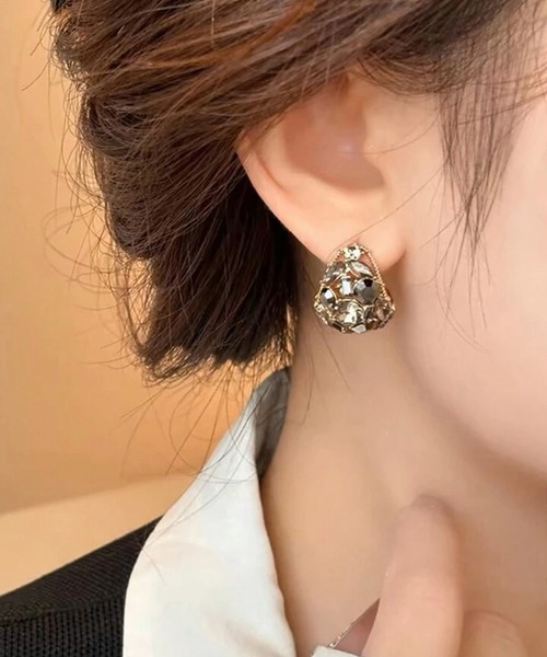 NOLITA LABORATORY(ノリータラボラトリー)の「【 NOLITA / ノリータ 】ヴィンテージライク ビジュー ピアス(ピアス(両耳用)・レディース・ゴールド・FREE)」の3枚目の写真