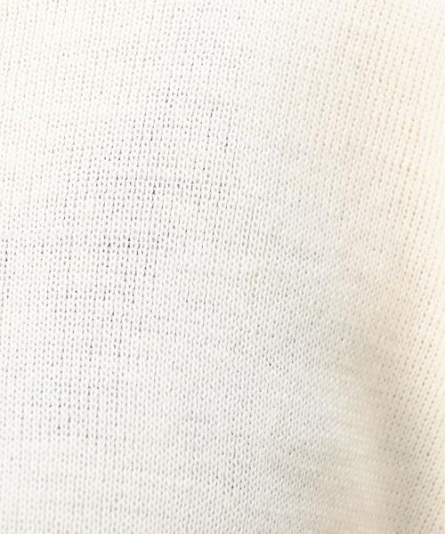 green label relaxing（グリーンレーベルリラクシング）の「KF HandWash FLC SQUARE L/Sニット（ニット/セーター・レディース・オフホワイト/ブラック/グレー/オレンジ系その他・FREE）」の16枚目の写真