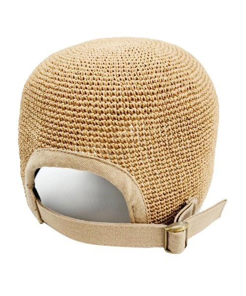 polcadot（ポルカドット）の「細編みPAPER CAP（キャップ・レディース・グレー/キャメル・FREE）」の16枚目の写真