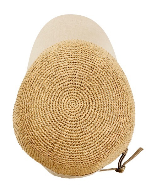 polcadot（ポルカドット）の「細編みPAPER CAP（キャップ・レディース・グレー/キャメル・FREE）」の15枚目の写真