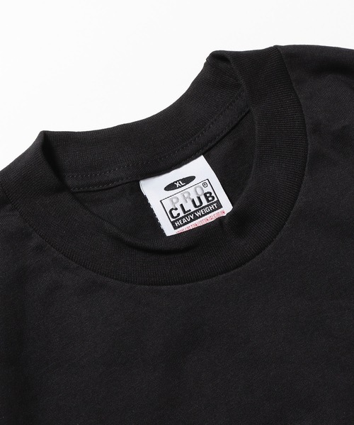 PRO CLUB (プロクラブ)の「PROCLUB/プロクラブ HEAVY WEIGHT CREWNECK T-SHIRT 夏服PROCLUB/プロクラブ HEAVY WEIGHT CREWNECK T-SHIRT 秋服 冬服(Tシャツ/カットソー・メンズ・ホワイト/ブラック・M/L/XL/S)」の3枚目の写真