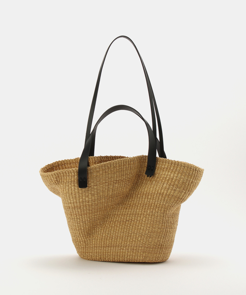 CITYSHOP（シティーショップ）の「Ines Bressand N.41 FROISSE SHOPPING バッグ（かごバッグ・レディース・ベージュ・FREE）」の4枚目の写真