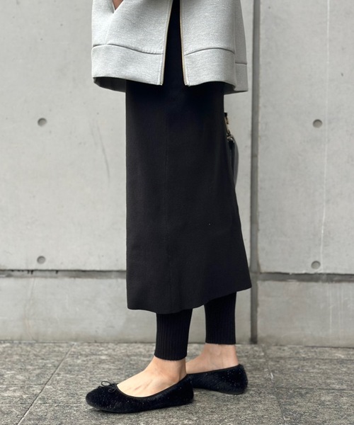 eM（エム）の「【サイズ展開あり】eM by Emma Taylor 　レイヤードニットスカートパンツ（その他パンツ・レディース・チャコールグレー/モカ/ブラック・M/LL/L）」の22枚目の写真