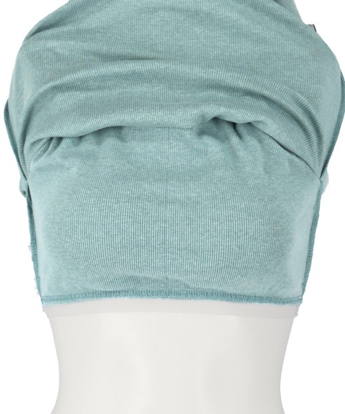 ANAP(アナップ)の「カップ付き バックオープン 半袖 Tシャツ トップス(Tシャツ/カットソー・レディース・ブラック/ホワイト/サックスブルー/オレンジ・FREE)」の21枚目の写真
