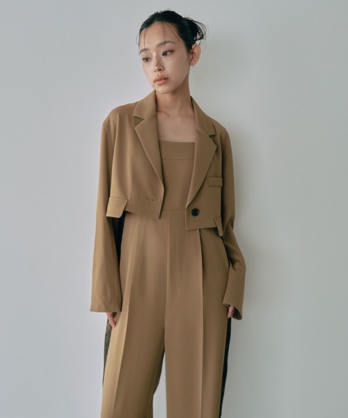 side lace all in one dress / サイドレースオールインワン