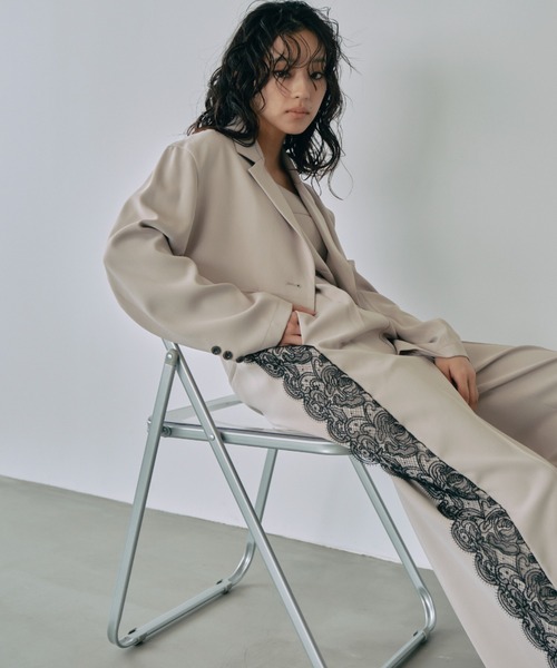 2点セットアイテム】サイドレースオールインワンドレス / side lace