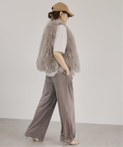 Cashmere Fur gilet（ベスト）｜VERMEIL par iena（ヴェルメイユパー