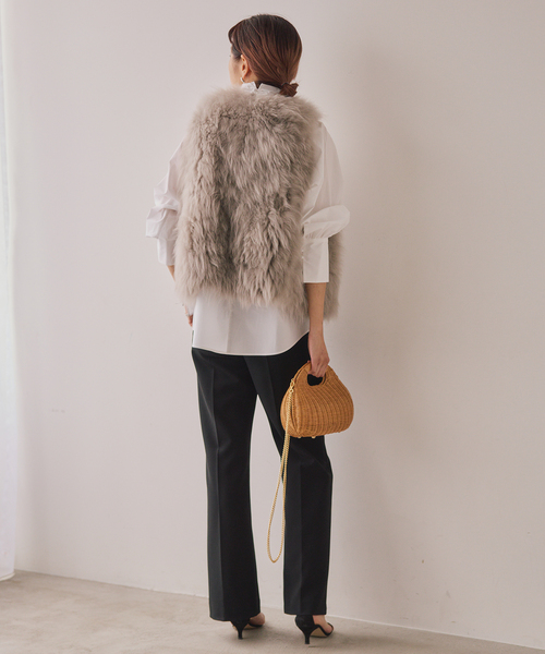 Cashmere Fur gilet（ベスト）｜VERMEIL par iena（ヴェルメイユ