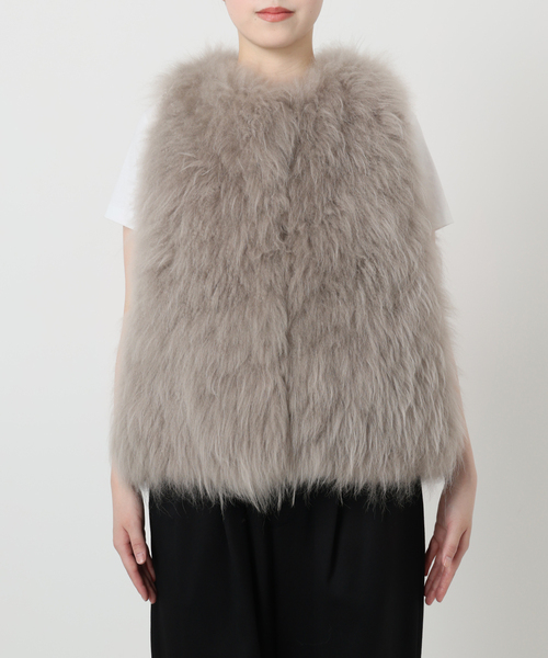Cashmere Fur gilet（ベスト）｜VERMEIL par iena（ヴェルメイユパー