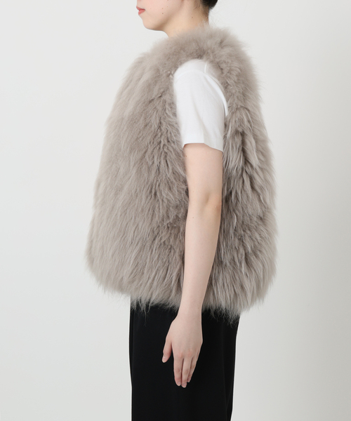 Cashmere Fur gilet（ベスト）｜VERMEIL par iena（ヴェルメイユパー