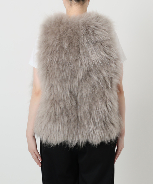 Cashmere Fur gilet（ベスト）｜VERMEIL par iena（ヴェルメイユパー