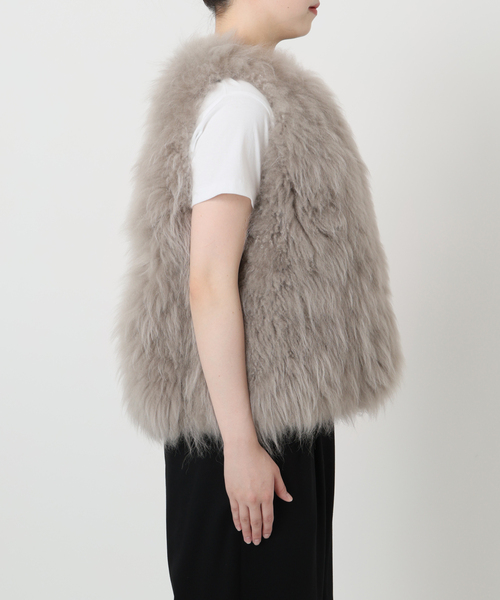 Cashmere Fur gilet（ベスト）｜VERMEIL par iena（ヴェルメイユパー