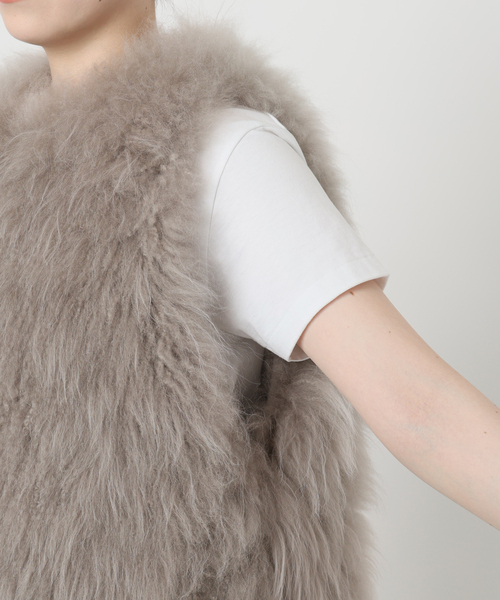 Cashmere Fur gilet（ベスト）｜VERMEIL par iena（ヴェルメイユパー