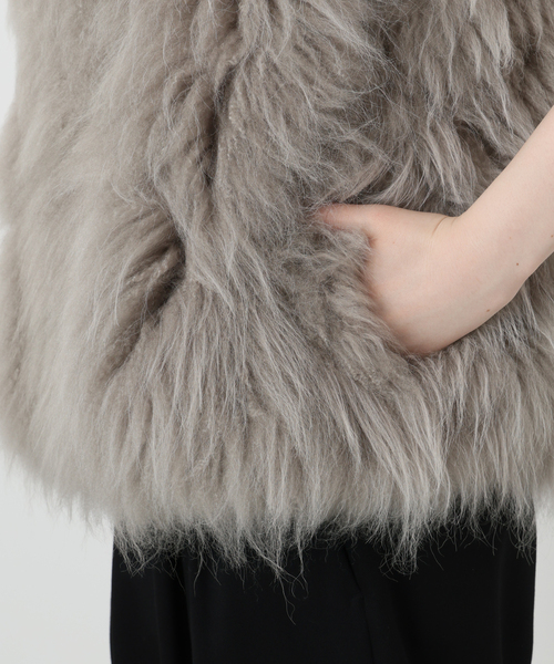 Cashmere Fur gilet（ベスト）｜VERMEIL par iena（ヴェルメイユパー