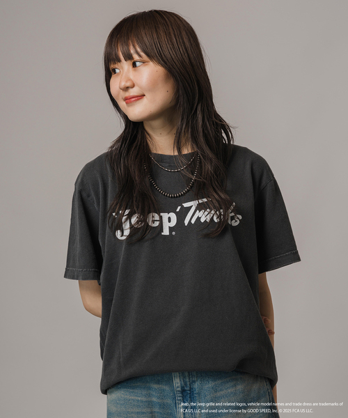 JOINT WORKS(ジョイントワークス)の「GOOD ROCK SPEED/グッドロックスピード ジープTシャツ2(Tシャツ/カットソー・レディース・チャコールグレー・SMALL)」の2枚目の写真