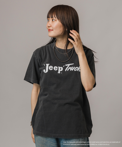 JOINT WORKS(ジョイントワークス)の「GOOD ROCK SPEED/グッドロックスピード ジープTシャツ2(Tシャツ/カットソー・レディース・チャコールグレー・SMALL)」の3枚目の写真
