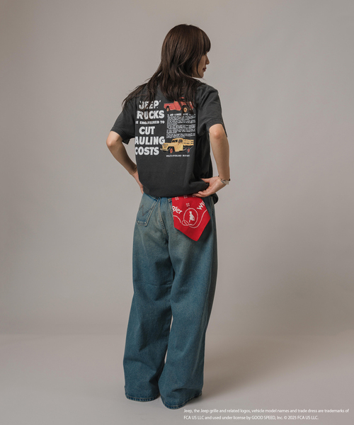 JOINT WORKS(ジョイントワークス)の「GOOD ROCK SPEED/グッドロックスピード ジープTシャツ2(Tシャツ/カットソー・レディース・チャコールグレー・SMALL)」の9枚目の写真