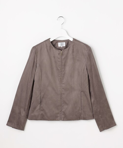 J.PRESS Ladies(J.プレス レディス)の「ライトマイクロスエード ブルゾン(ブルゾン・レディース・ベージュ系/ブラウン系/ブラック系・S/XS)」の13枚目の写真