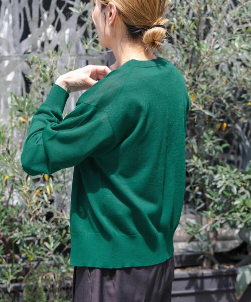 FORK&SPOON（フォークアンドスプーン）の「FORK&SPOON　LEVITAニットカーディガン（カーディガン/ボレロ・レディース・オフホワイト/グリーン/ネイビー・1）」の22枚目の写真