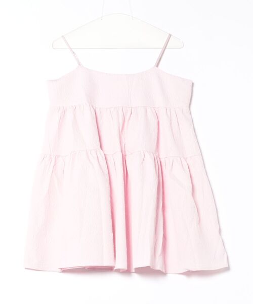 frunco（フランコ）の「ジャガードAラインチュニック（チュニック・レディース・ホワイト/ピンク/ブラック・FREE）」の7枚目の写真