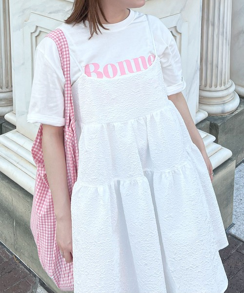 frunco（フランコ）の「ジャガードAラインチュニック（チュニック・レディース・ホワイト/ピンク/ブラック・FREE）」の16枚目の写真