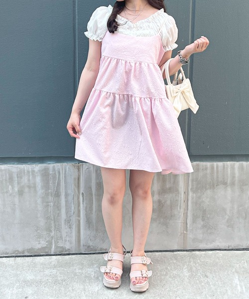 frunco（フランコ）の「ジャガードAラインチュニック（チュニック・レディース・ホワイト/ピンク/ブラック・FREE）」の19枚目の写真