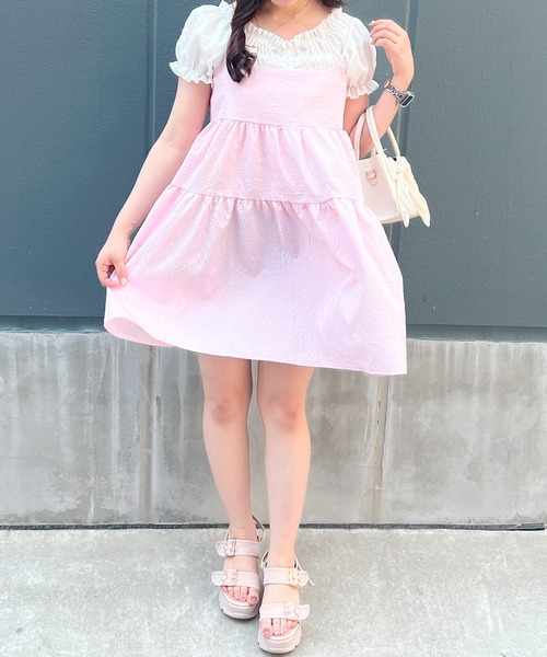 frunco（フランコ）の「ジャガードAラインチュニック（チュニック・レディース・ホワイト/ピンク/ブラック・FREE）」の20枚目の写真