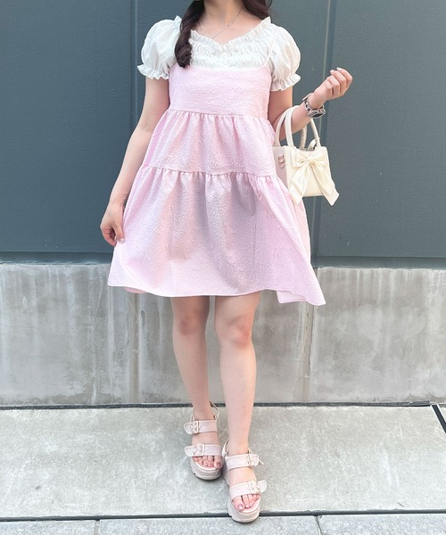 frunco（フランコ）の「ジャガードAラインチュニック（チュニック・レディース・ホワイト/ピンク/ブラック・FREE）」の21枚目の写真