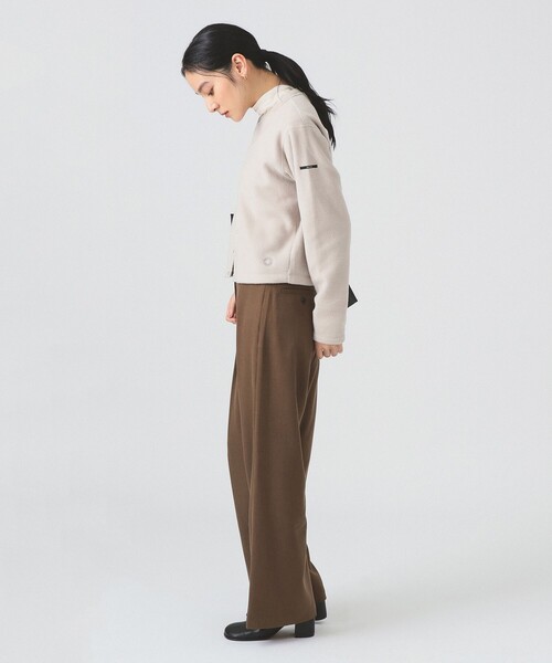 Ray BEAMS（レイビームス）の「ORCIVAL / フリース クルーネック カーディガン（カーディガン/ボレロ・レディース・サックスブルー/グレー/ピンク/ベージュ・2）」の10枚目の写真