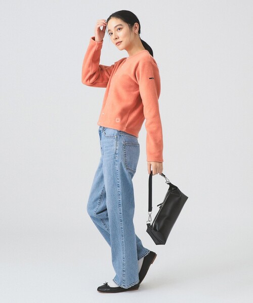 Ray BEAMS（レイビームス）の「ORCIVAL / フリース クルーネック カーディガン（カーディガン/ボレロ・レディース・サックスブルー/グレー/ピンク/ベージュ・2）」の15枚目の写真