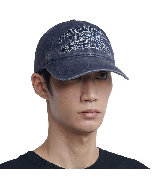 NOMANUAL（NOMANUAL）の「「NOMANUAL /ノーマニュアル」M.S.L BALL CAP（キャップ・メンズ・ブラック/ネイビー・FREE）」の8枚目の写真