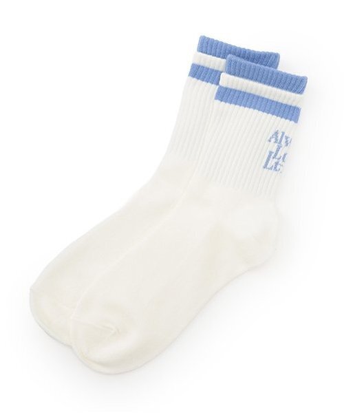 LOVETOXIC(ラブトキシック)の「【LTXC】カブセクルーソックス(ソックス/靴下・キッズ・ホワイト/ブラック/レッド/サックスブルー/モスグリーン・F)」の4枚目の写真