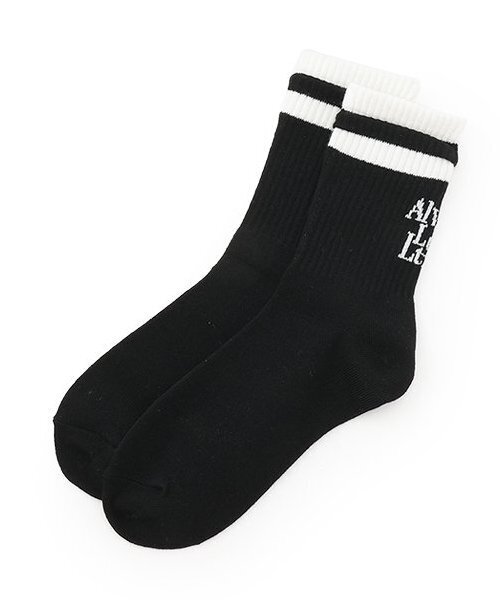 LOVETOXIC(ラブトキシック)の「【LTXC】カブセクルーソックス(ソックス/靴下・キッズ・ホワイト/ブラック/レッド/サックスブルー/モスグリーン・F)」の2枚目の写真