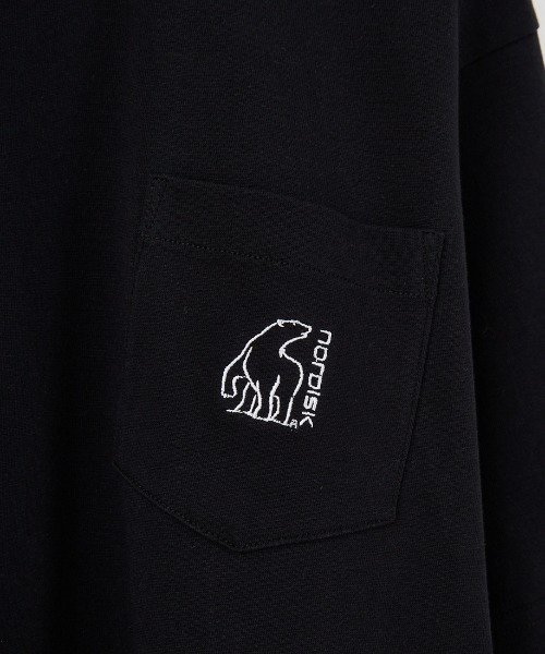 NORDISK（ノルディスク）の「[NORDISK/ノルディスク] 別注 ワンポイント刺繍 ポケットTシャツ（Tシャツ/カットソー・レディース・チャコールグレー/ホワイト/ブラック・48/46/44/50）」の22枚目の写真