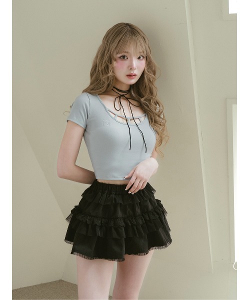 Darichダーリッチ Tシャツ ブラック セール】バインダーコンパクトTシャツ（Tシャツ/カットソー）｜Darich