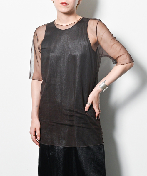 MESH Tシャツ（Tシャツ/カットソー）｜CITYSHOP（シティー