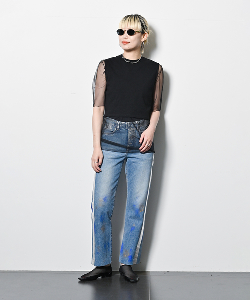 MESH Tシャツ（Tシャツ/カットソー）｜CITYSHOP（シティー