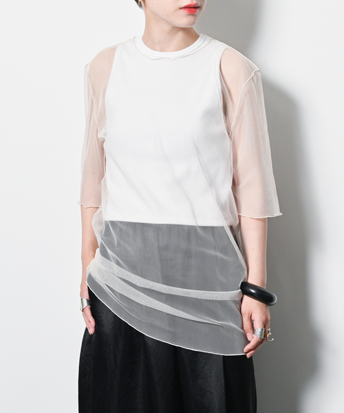 MESH Tシャツ（Tシャツ/カットソー）｜CITYSHOP（シティー