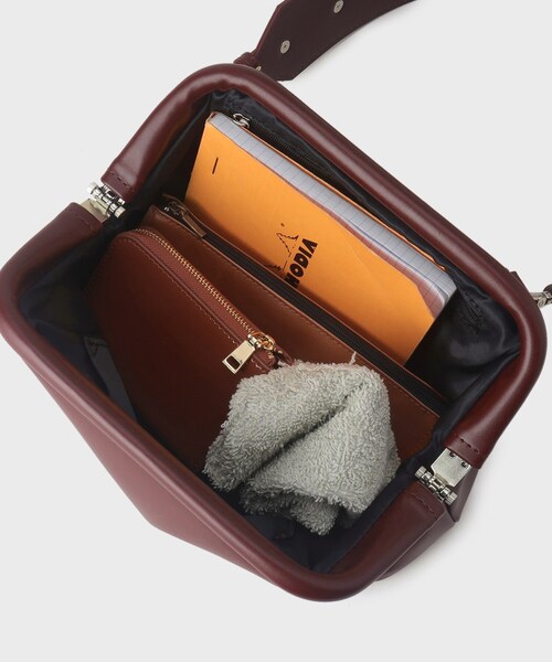 tk.TAKEO KIKUCHI（ティーケータケオキクチ）の「GAMAGUCHIショルダーバッグ（ショルダーバッグ・メンズ・ブラック/ボルドー・00）」の19枚目の写真