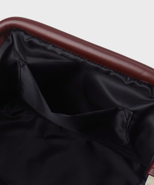 tk.TAKEO KIKUCHI（ティーケータケオキクチ）の「GAMAGUCHIショルダーバッグ（ショルダーバッグ・メンズ・ブラック/ボルドー・00）」の21枚目の写真