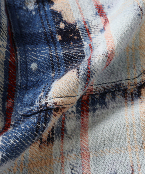 TRISECT2 / ネル ファット クラッシュ チェック シャツ（シャツ