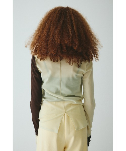 Crew neck mesh inner tops クルーネックメッシュインナー