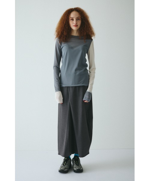 Crew neck mesh inner tops クルーネックメッシュインナー