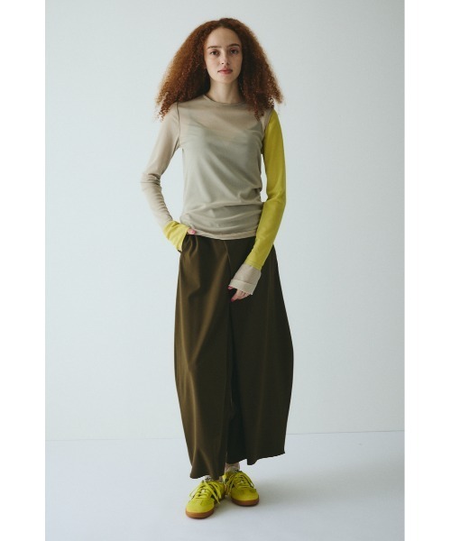 Crew neck mesh inner tops クルーネックメッシュインナー
