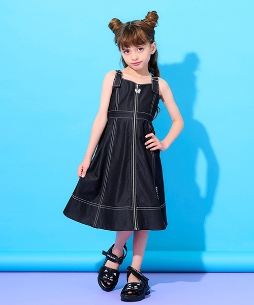 専用ANNA SUI mini 120 3点セット　名作額縁チュニックスカート 総柄チュニック＋2WAYオール 7061502 | ANNA SUI mini