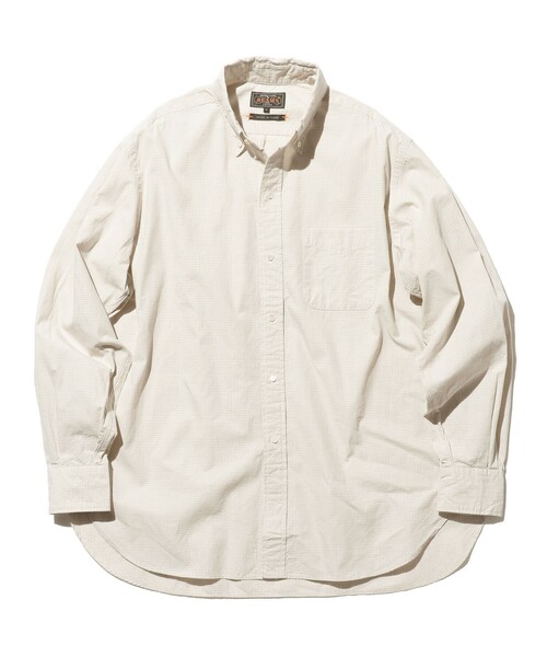 BEAMS PLUS（ビームスプラス）の「グラフ チェック ボタンダウン シャツ クラシック フィット（シャツ/ブラウス・メンズ・ホワイト/ブラック/ライトグレー・S/XL/L/M）」の5枚目の写真